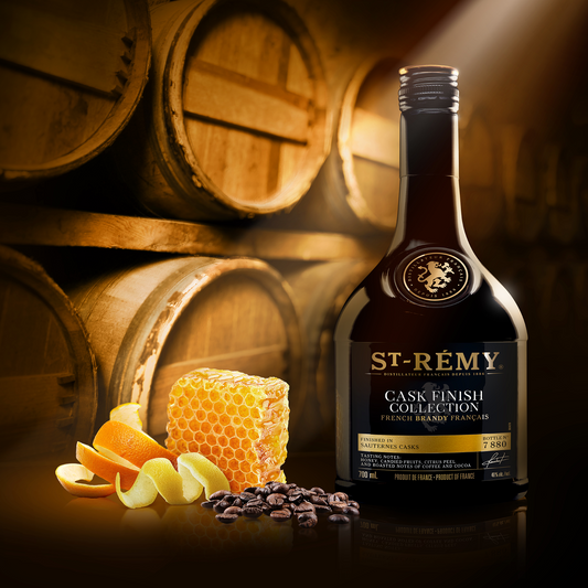 Discover Sauternes Casks Finish, the Newest Addition to the St-Rémy Brandy Cask Finish Collection